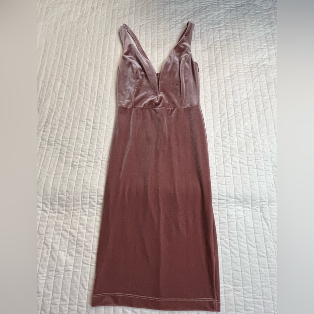 Windsor pink velour dress